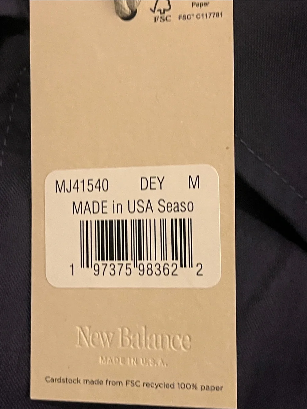 New Balance Made in USA Woven Nylon Shirt Jacket new Mens Size Medium
